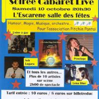 Soirée cabaret live 10 oct 2015