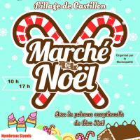 Affiche Marché de Noël Castillon