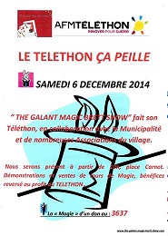 Affiche telethon 2014 peille 1